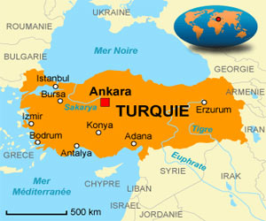 carte turquie istanbul - Image