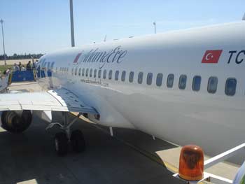 avion pour la Turquie
