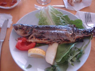 poisson au restaurant